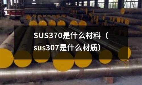 SUS370是什么材料（sus307是什么材质）